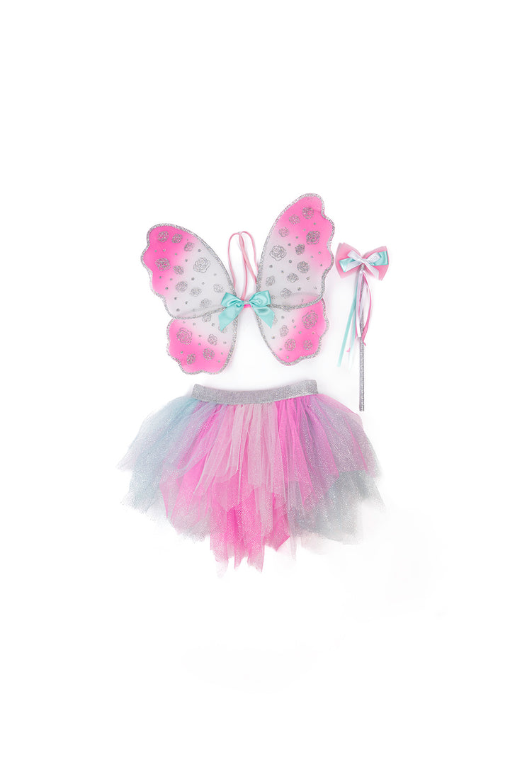 Think Mint Pink Skirt, Wings, & Wand, Size 4-6 | Great Pretenders