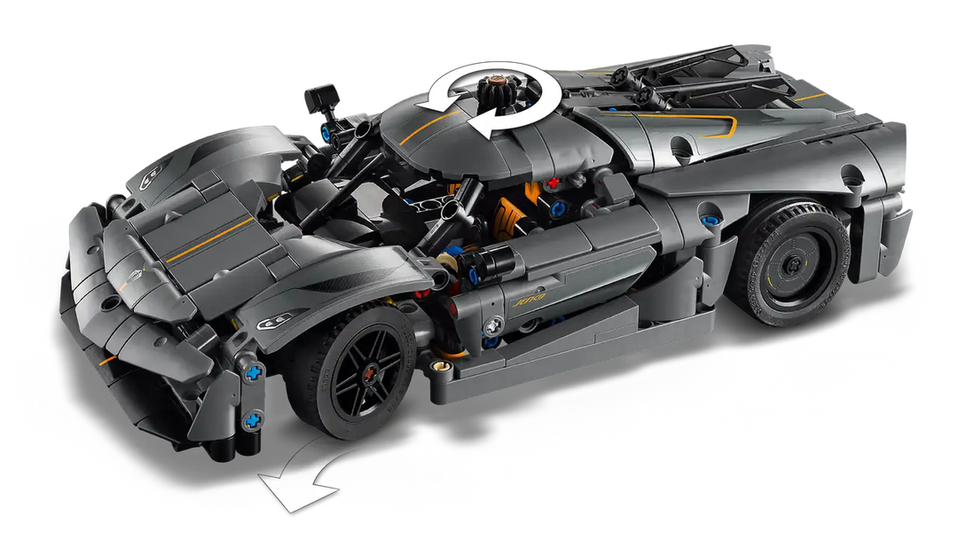 Koenigsegg Jesko Absolut Grey Hypercar | LEGO