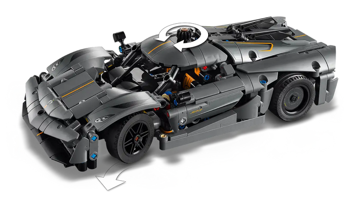 Koenigsegg Jesko Absolut Grey Hypercar | LEGO