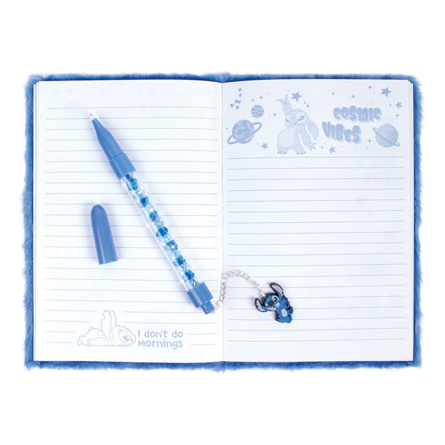 Disney's Stitch Fuzzy Journal & Pen | Make It Real