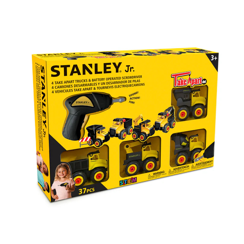 Stanley Jr. Take Apart DOT Truck Set | Toysmith - LOCAL PICK UP ONLY
