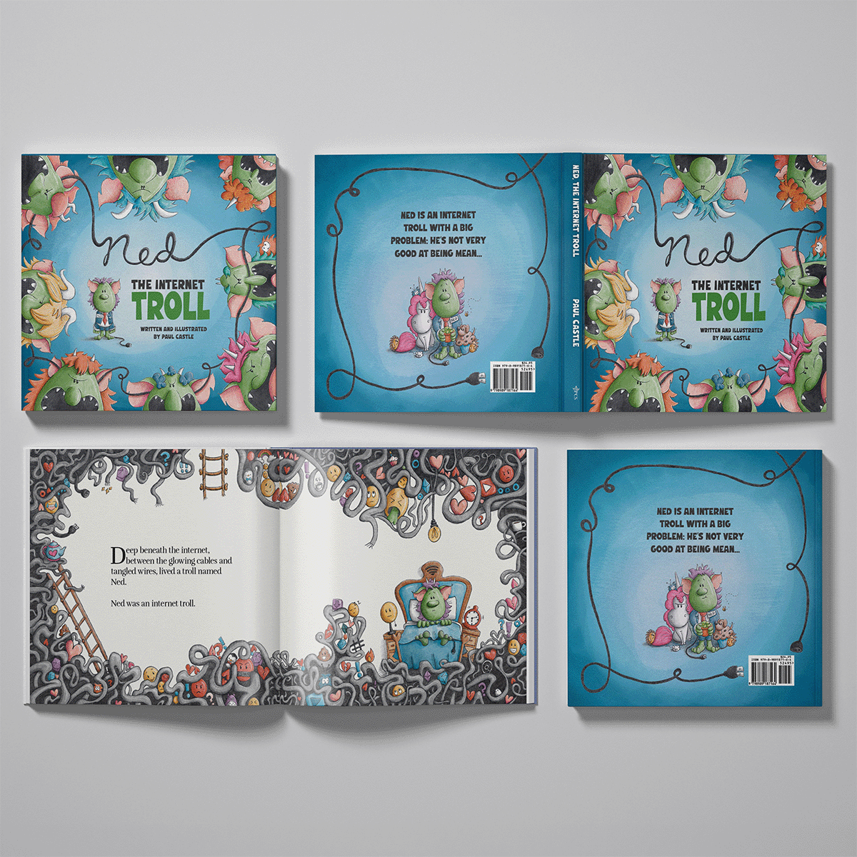 Ned the Internet Troll Book | Paul Castle