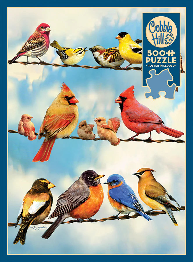 Birds on a Wire Puzzle - 500 Piece | Cobble Hill