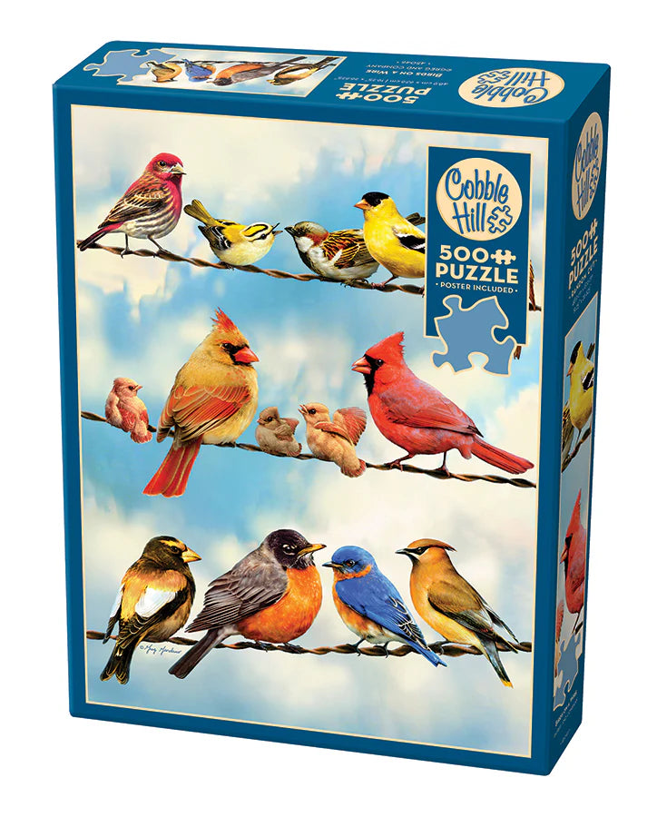 Birds on a Wire Puzzle - 500 Piece | Cobble Hill