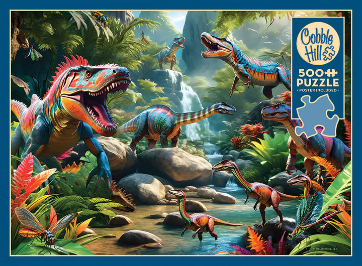 Prehistoric Beasts Puzzle - 500 Piece | Cobble Hill