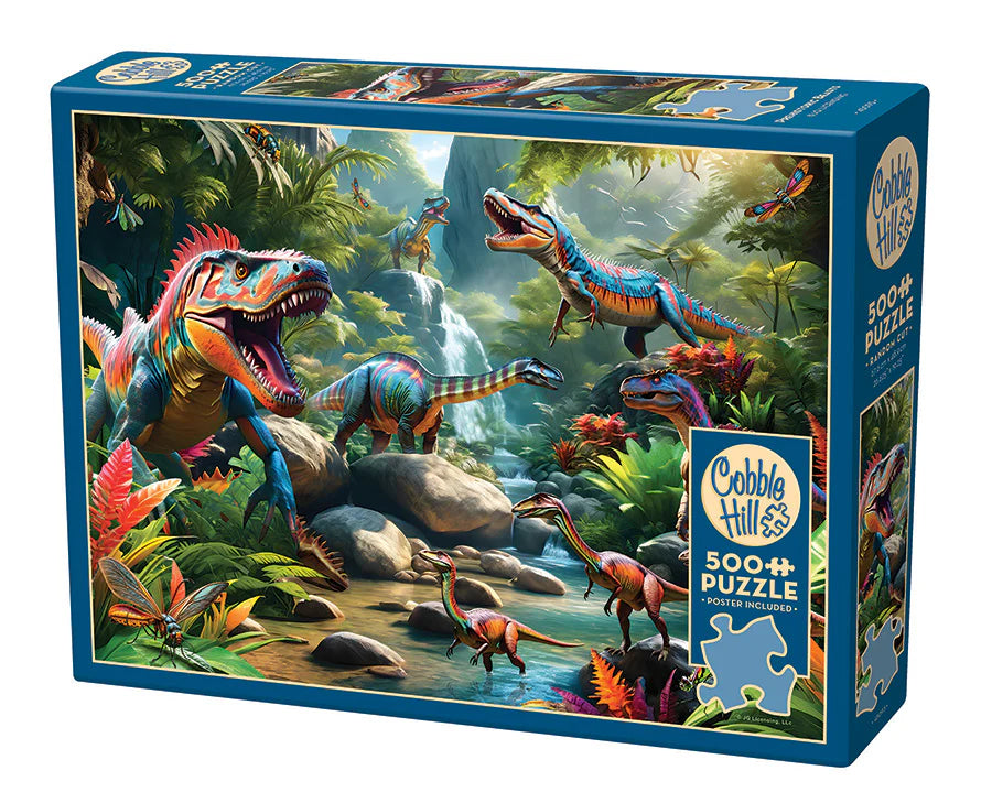 Prehistoric Beasts Puzzle - 500 Piece | Cobble Hill