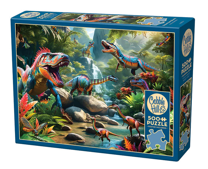 Prehistoric Beasts Puzzle - 500 Piece | Cobble Hill