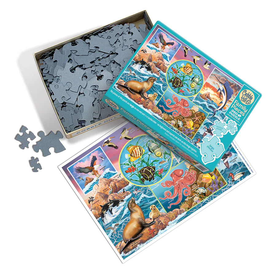 Ocean Magic Family Puzzle - 350 Pieces | Cobble Hill