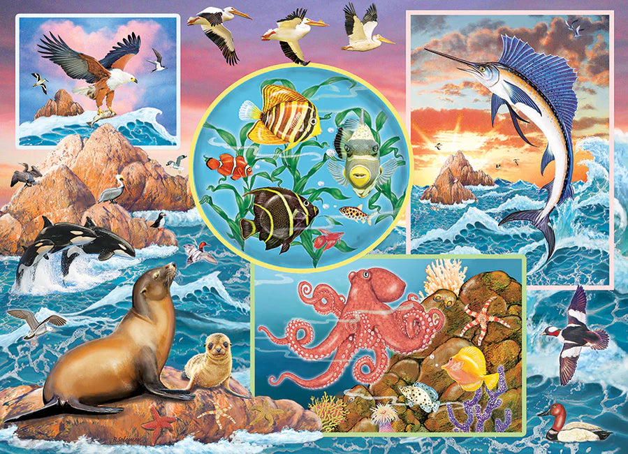 Ocean Magic Family Puzzle - 350 Pieces | Cobble Hill