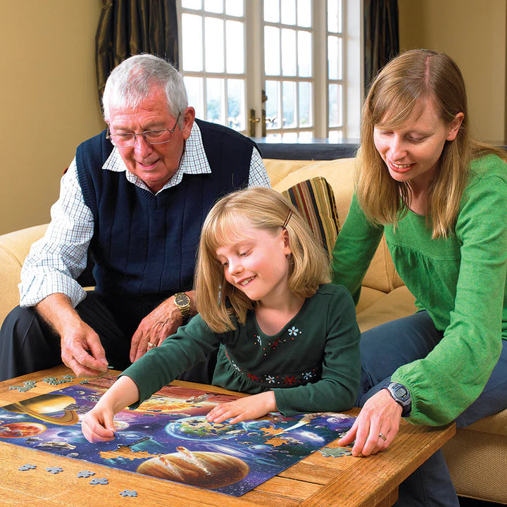 Space Travels Family Puzzle - 350 Pieces | Cobble Hill