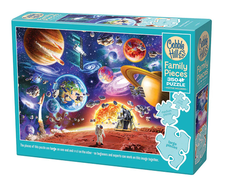 Space Travels Family Puzzle - 350 Pieces | Cobble Hill