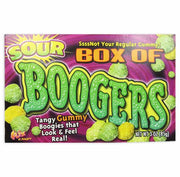 theater style box of sour booger candy