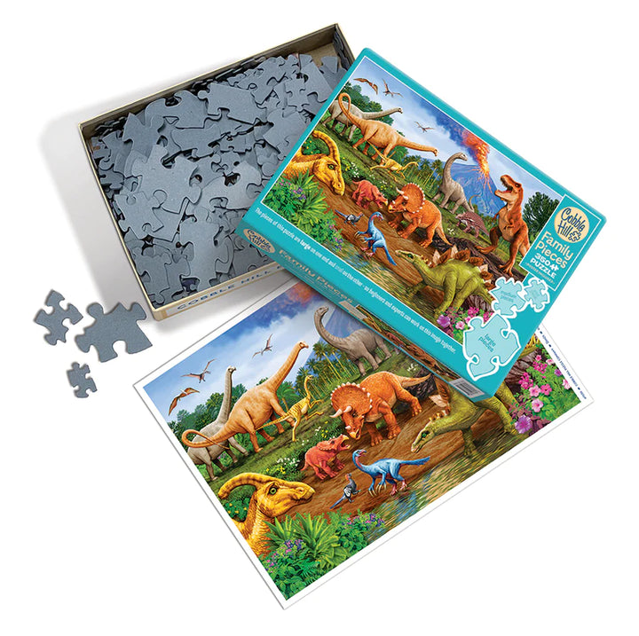 Dinos Family Puzzle - 350 Pieces | Cobble Hill