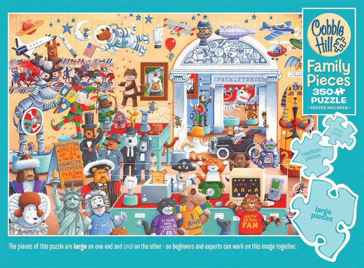 Cats and Dogs Museum Family Puzzle - 350 Pieces | Cobble Hill