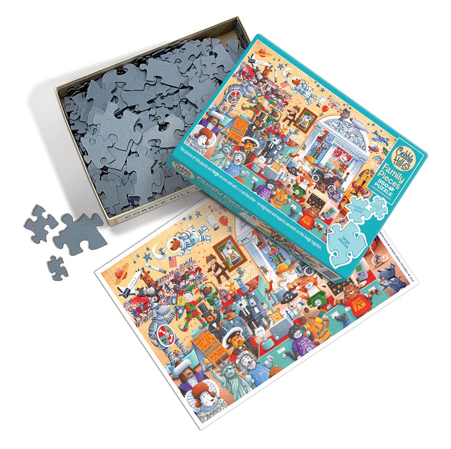 Cats and Dogs Museum Family Puzzle - 350 Pieces | Cobble Hill