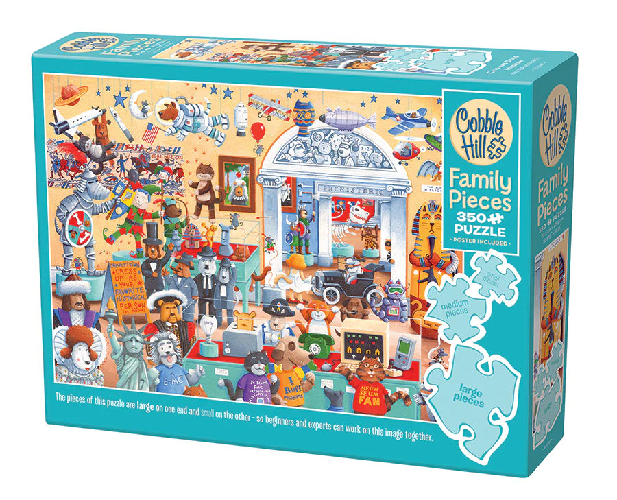 Cats and Dogs Museum Family Puzzle - 350 Pieces | Cobble Hill