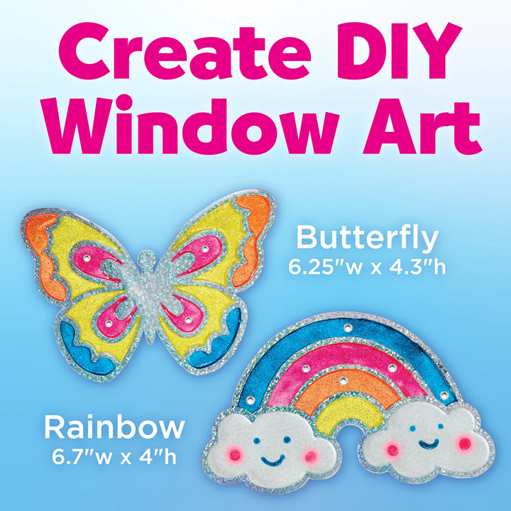 Easy Sparkle Window Art | Creativity for Kids