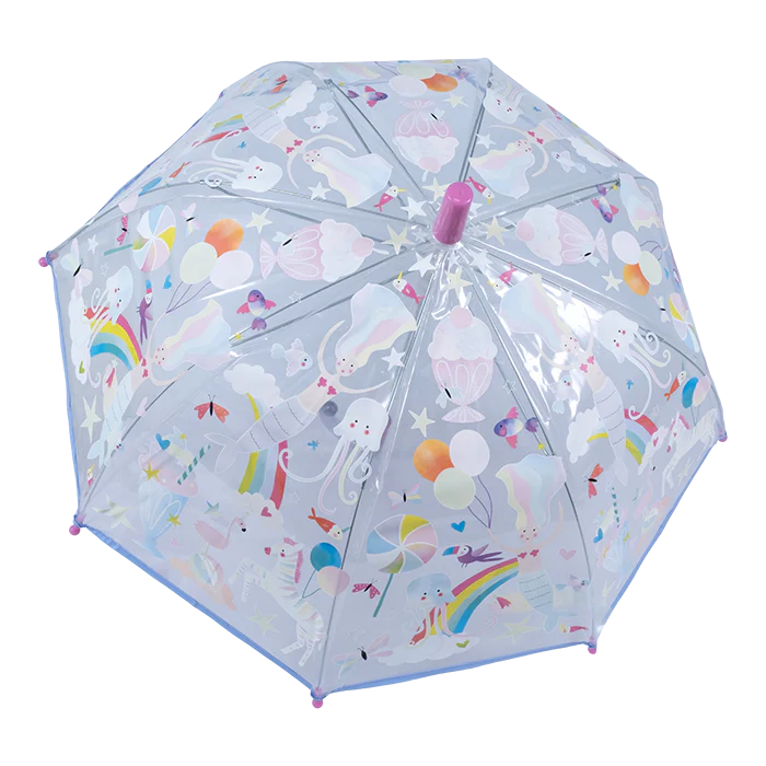 Fantasy Transparent Color Changing Umbrella | Floss and Rock- LOCAL PICK UP ONLY