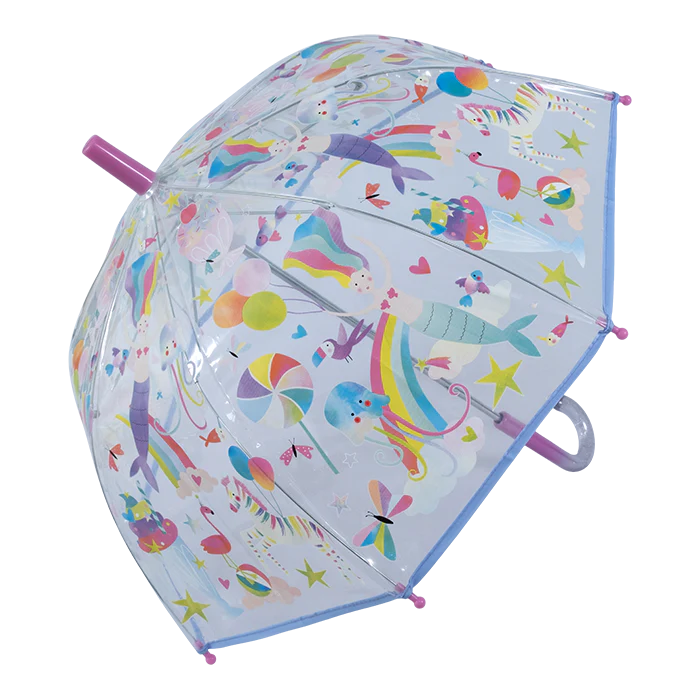 Fantasy Transparent Color Changing Umbrella | Floss and Rock- LOCAL PICK UP ONLY
