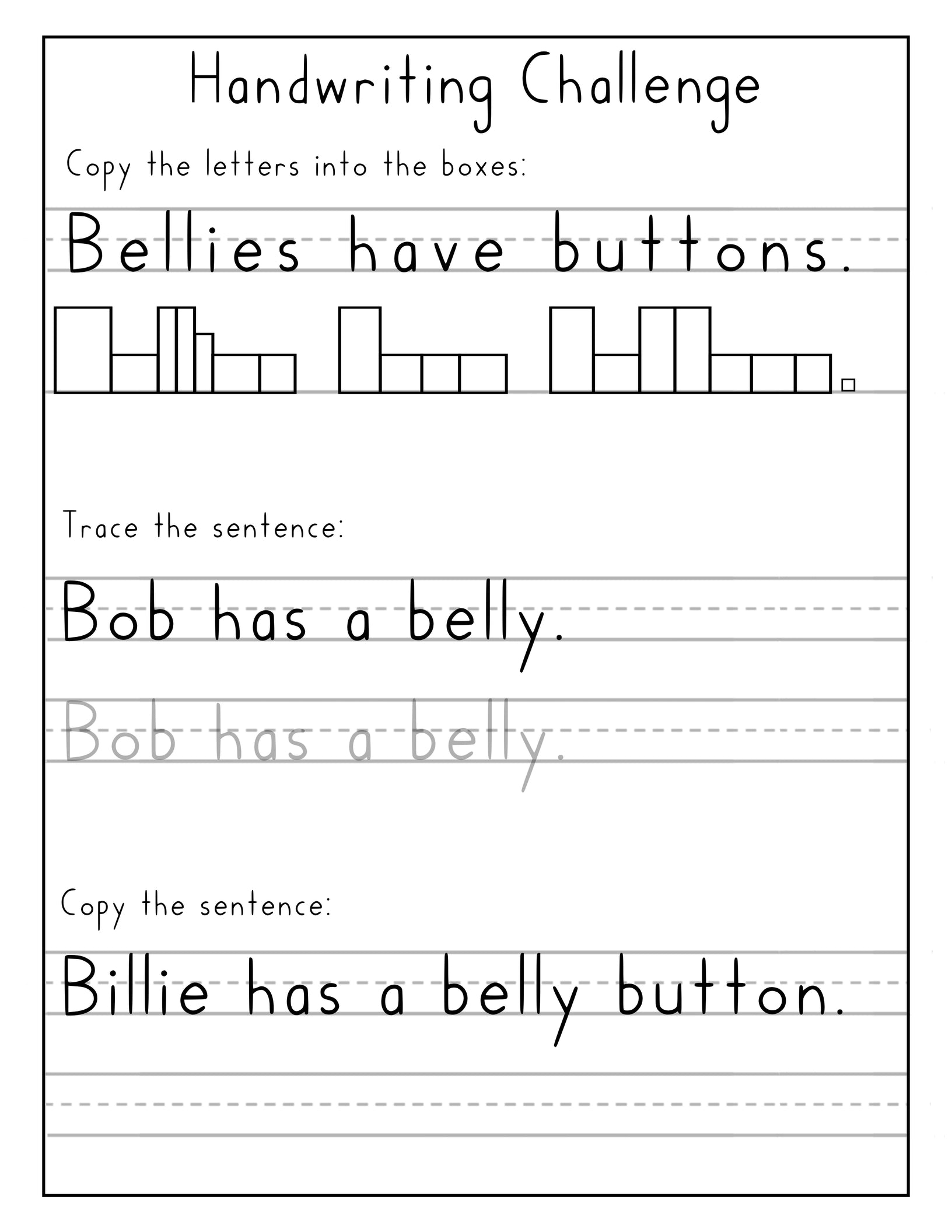 Doodles Helps Handwriting | Uppercase Letters