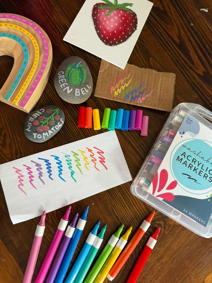 Magic Stix - Washable Acrylic Markers, 36 Pack | TPG