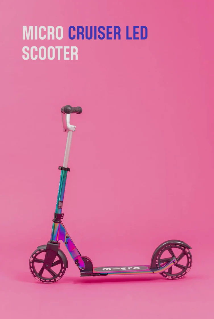 Micro Cruiser LED Scooter: Neochrome - LOCAL PICK UP ONLY