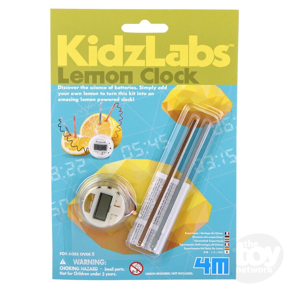 KidzLabs - Lemon Clock | The Toy Network