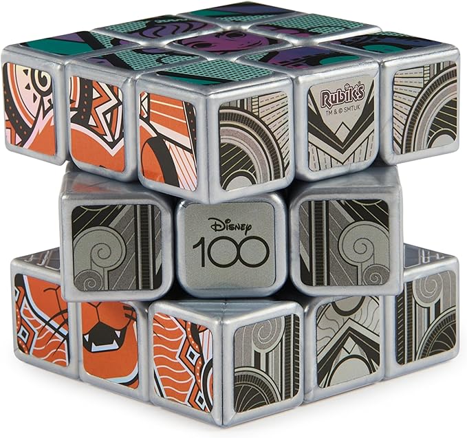 Rubik’s Cube: Disney 100th Anniversary Metallic Platinum 3x3 Cube