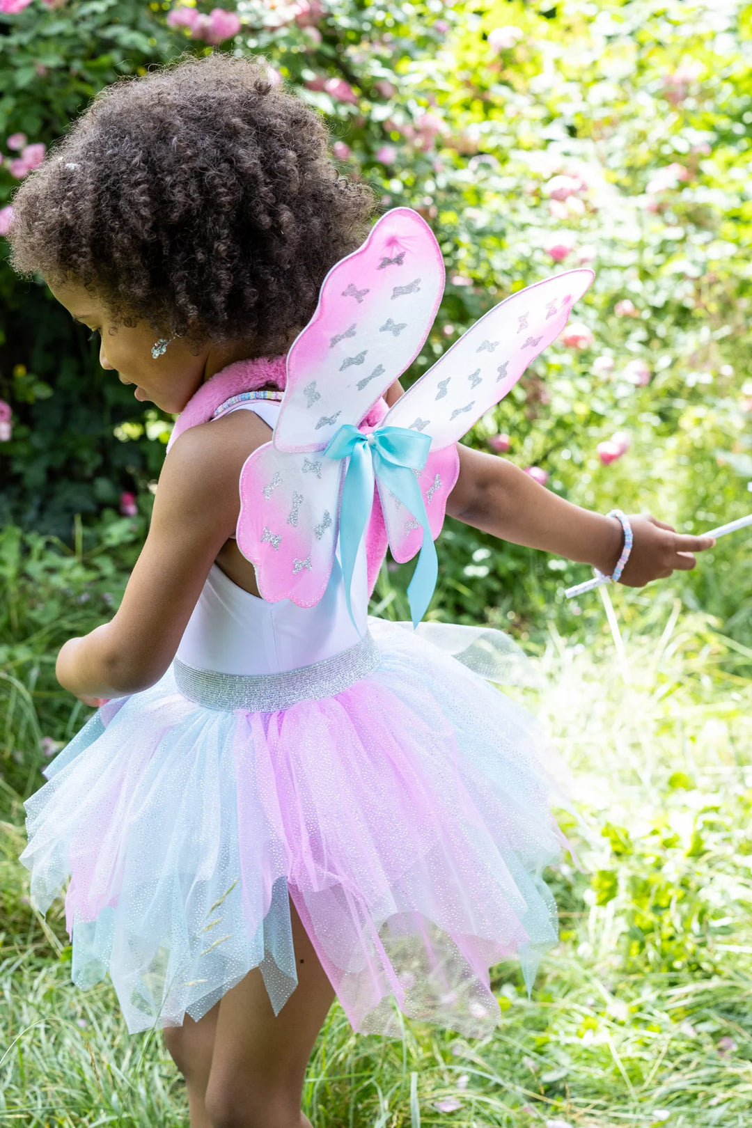 Think Mint Pink Skirt, Wings, & Wand, Size 4-6 | Great Pretenders