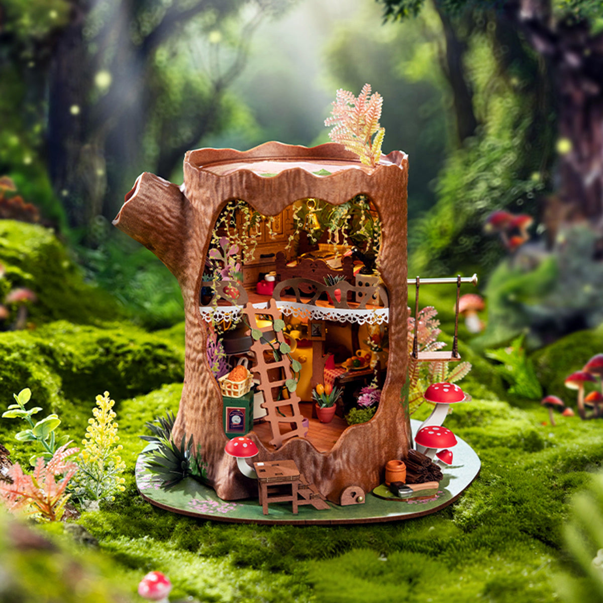 DIY Miniature House Kit: Fairytale Tree House | Hands Craft
