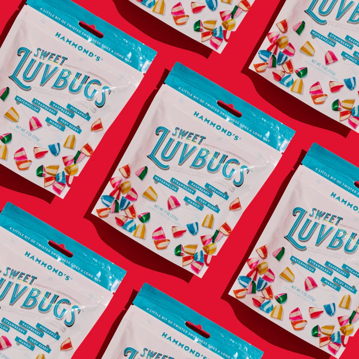 Traditional Candy - Sweet Luvbugs - 9 oz Resealable Bag | Hammond's Candies