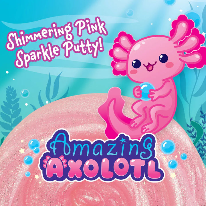 Amazing Axolotl - Full Size 4" Thinking Putty  | Crazy Aarons