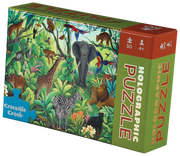Jungle Paradise - 50 Pc HoloPuzzle | Crocodile Creek