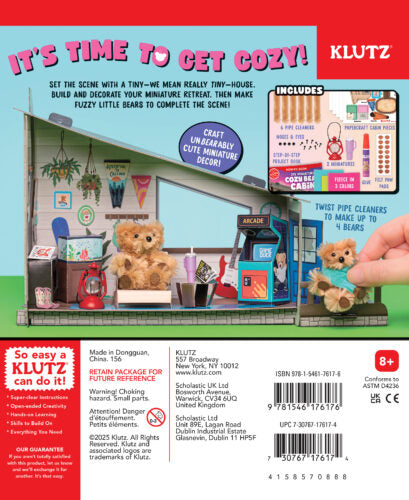 DIY Miniature Cozy Bear Cabin | Klutz