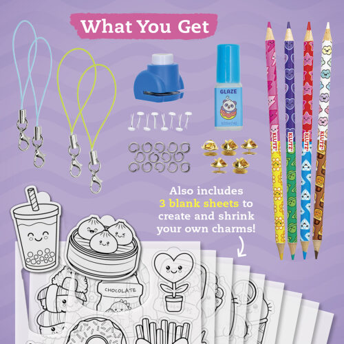 Color & Shrink Charms - Kawaii Style | Klutz
