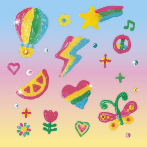 Paint & Peel Jelly Stickers: Glitter Goals! | Klutz
