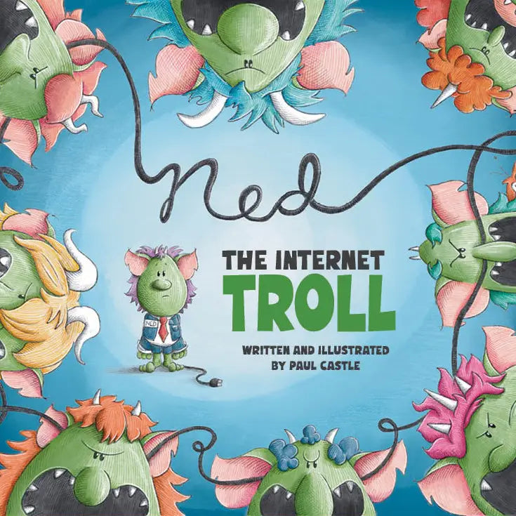 Ned the Internet Troll Book | Paul Castle