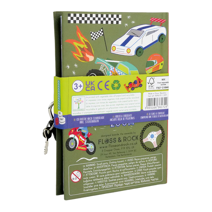 Scented Secret Diary - Cars | Floss & Rock