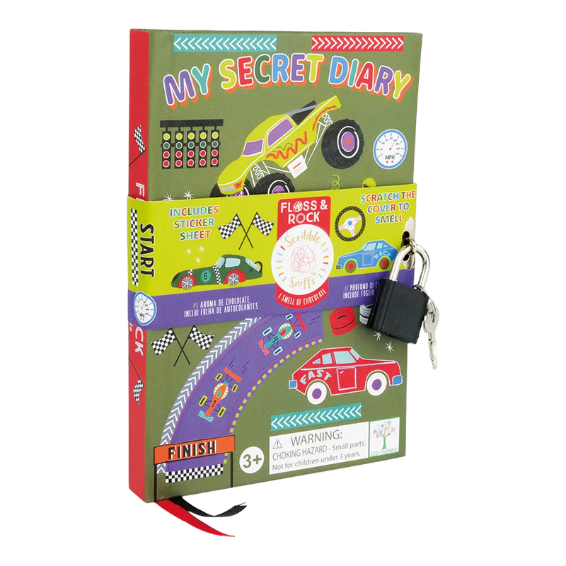 Scented Secret Diary - Cars | Floss & Rock