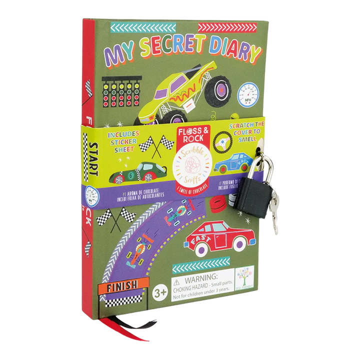 Scented Secret Diary - Cars | Floss & Rock