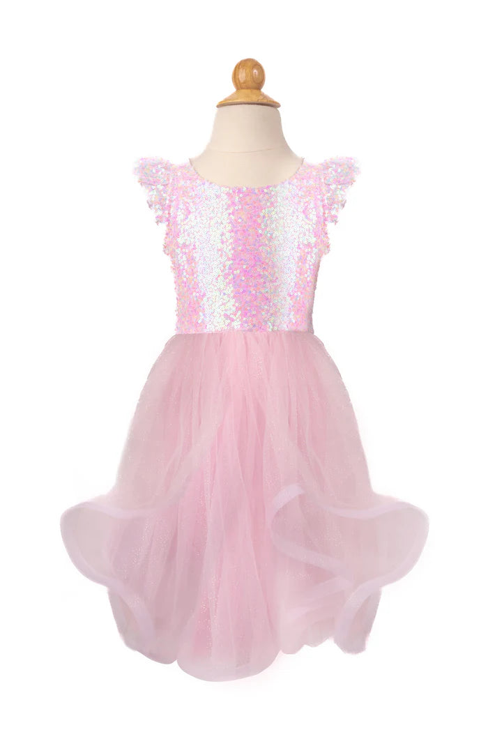 Pink Sequins Twirl Dress | Great Pretenders