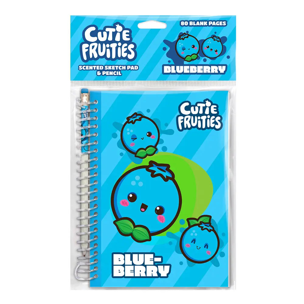Cutie Fruities Sketch Pad w/Smencil - Blueberry | ScentCo
