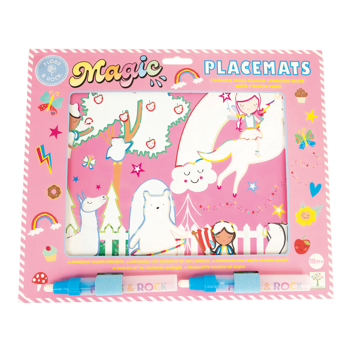 Rainbow Fairy Magic Water Mats | Floss & Rock