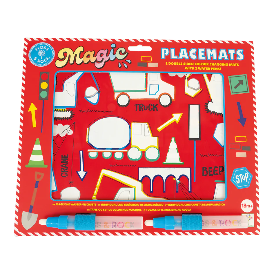 Construction Magic Water Mats | Floss & Rock