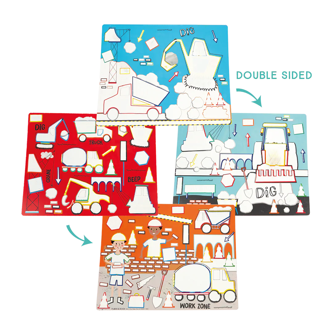 Construction Magic Water Mats | Floss & Rock