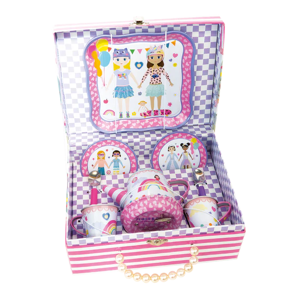 Dolls House 9pc Musical Tea Set | Floss & Rock