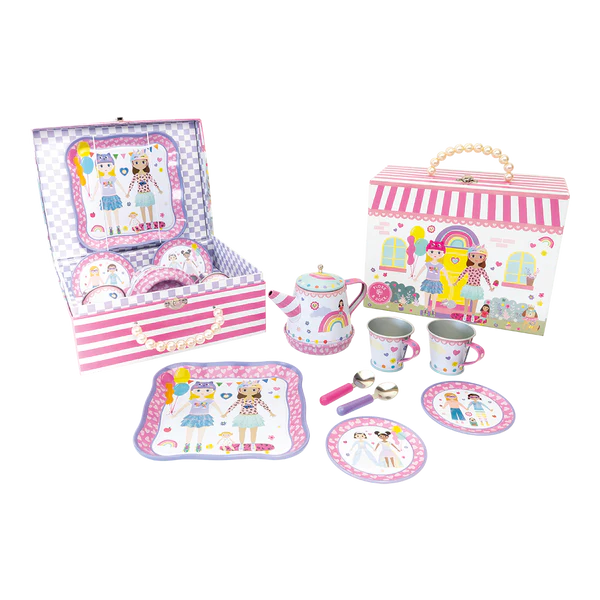 Dolls House 9pc Musical Tea Set | Floss & Rock