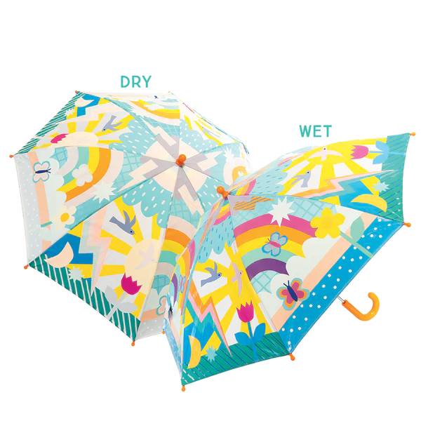 Rainbows 17" Color Changing Umbrella | Floss and Rock- LOCAL PICK UP ONLY