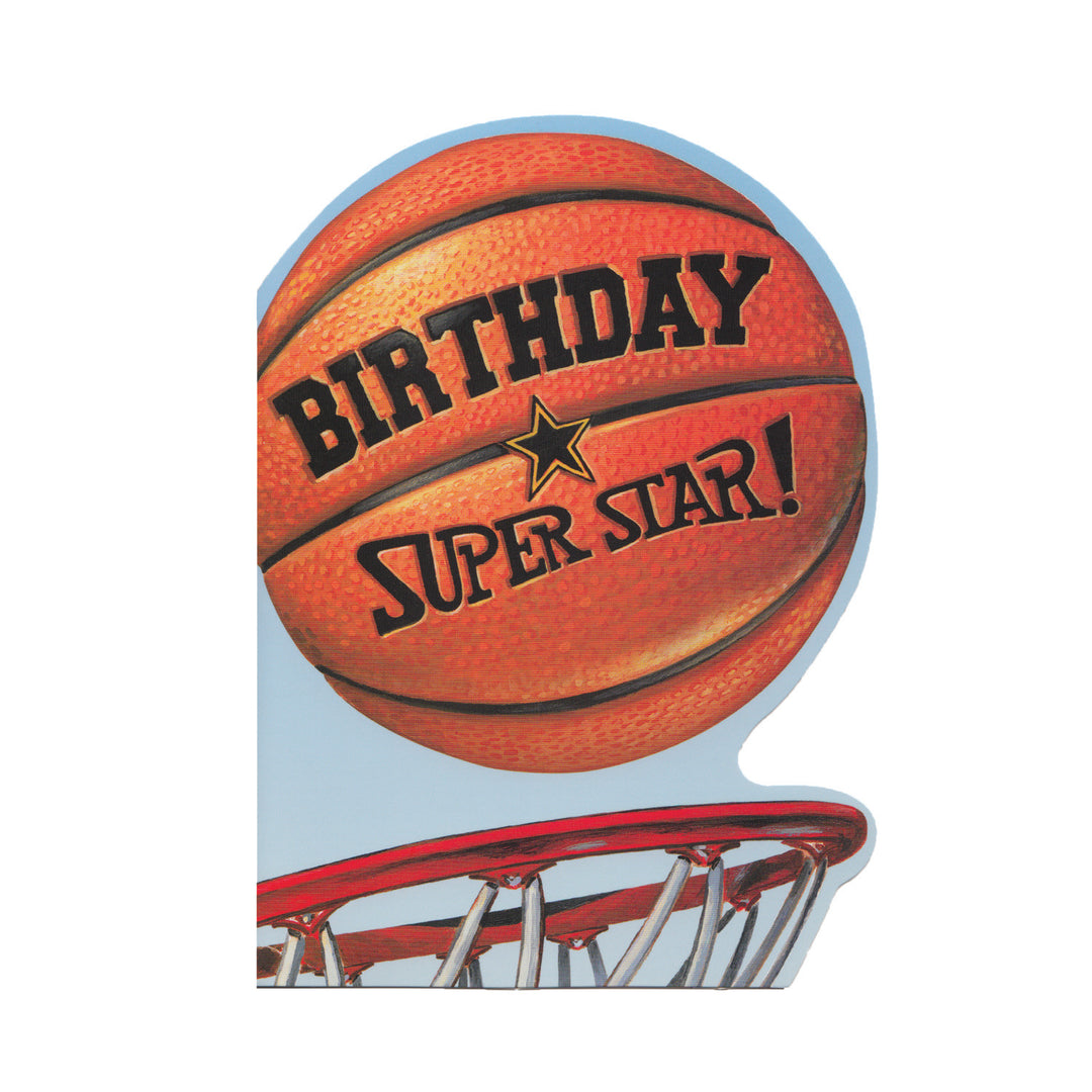Birthday: Basketball Card