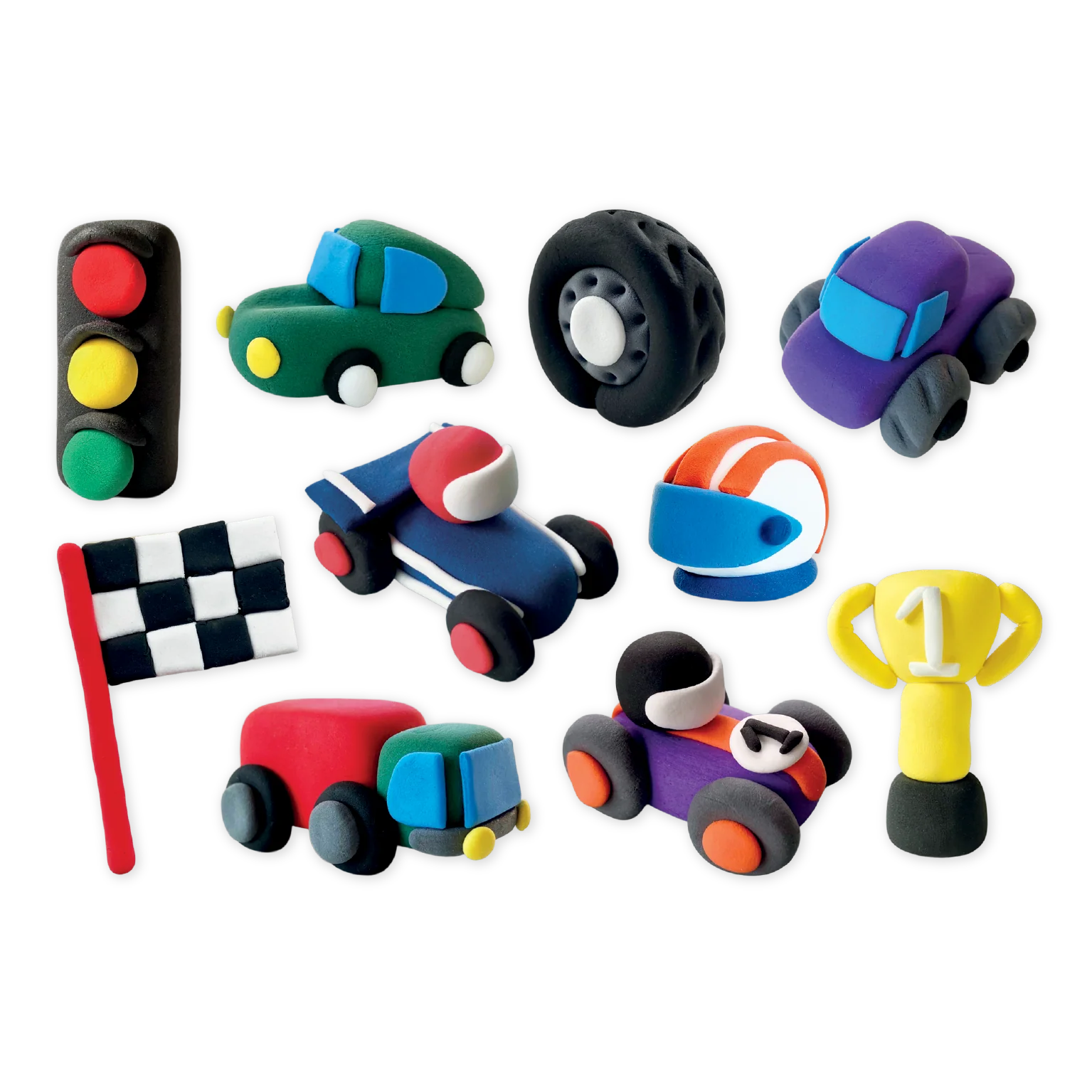 Clay & Play - Cars | Floss & Rock